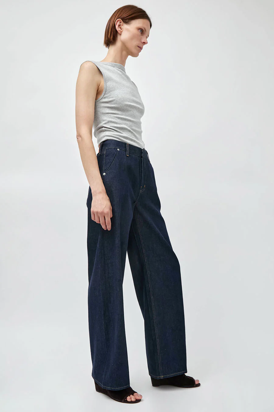 Oketo Cut 102 Tailored Jean in Rinse - Image 5