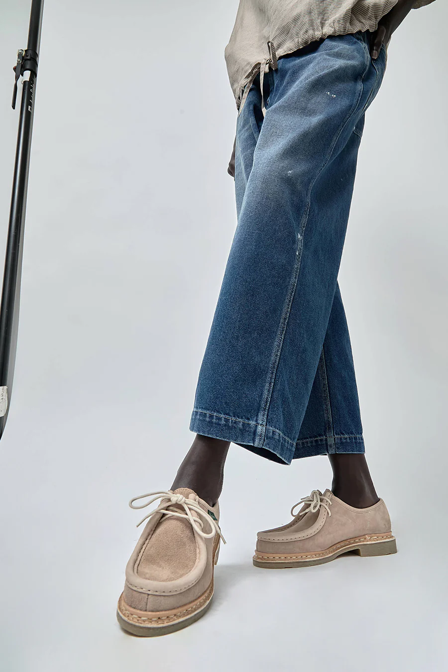 Paraboot Mirabelle Derby in Velours Gres - Image 4