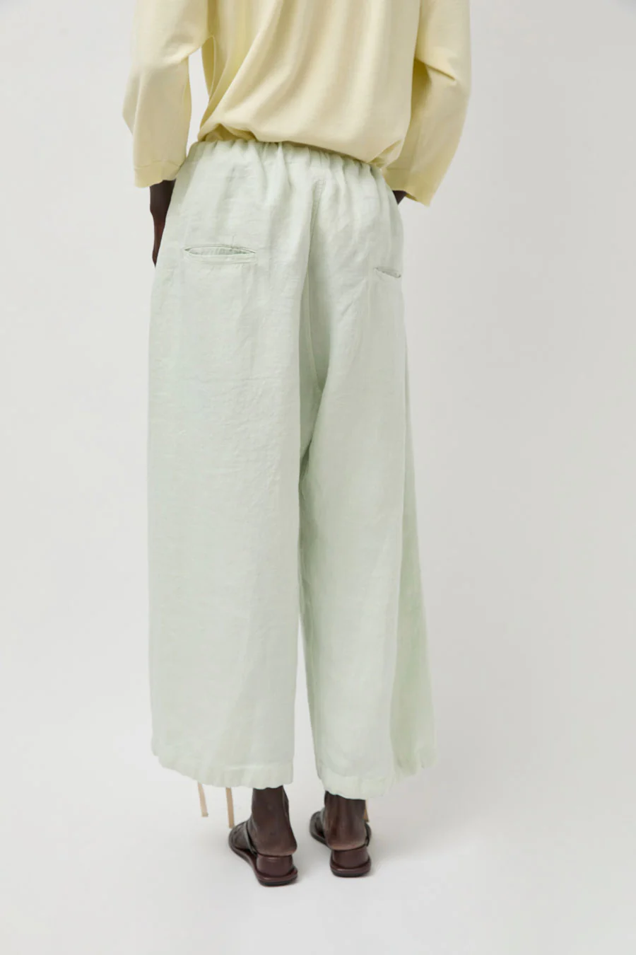 Quitan Over Pants in Mint Sage - Image 5