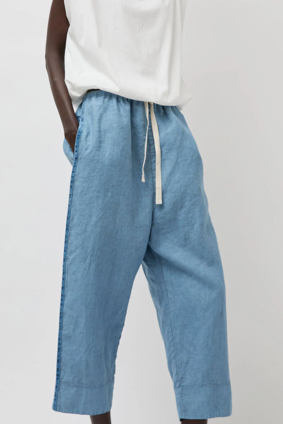 Quitan Pompier Easy Pants in Ai-Sumi - Image 3
