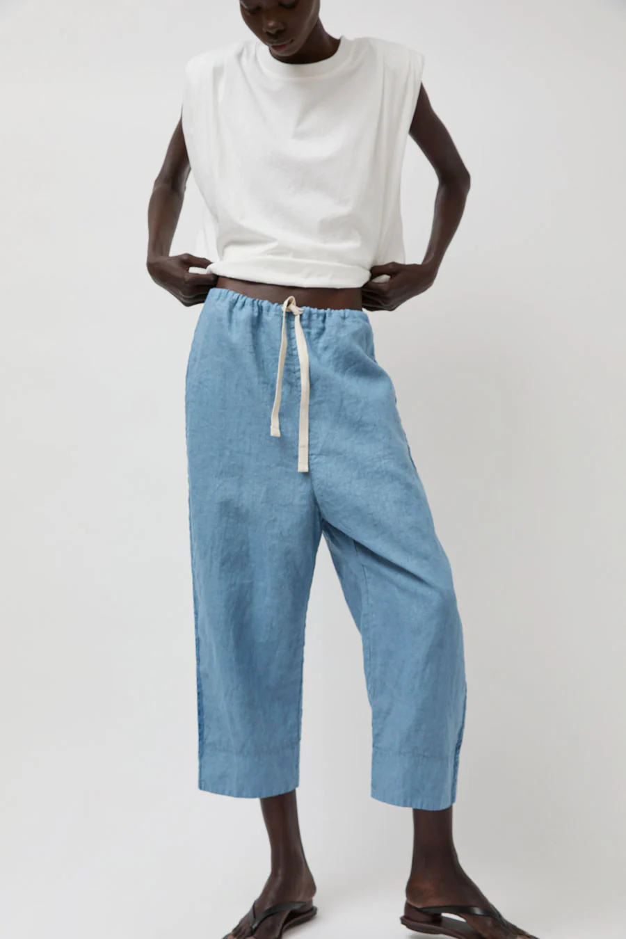 Quitan Pompier Easy Pants in Ai-Sumi - Image 4