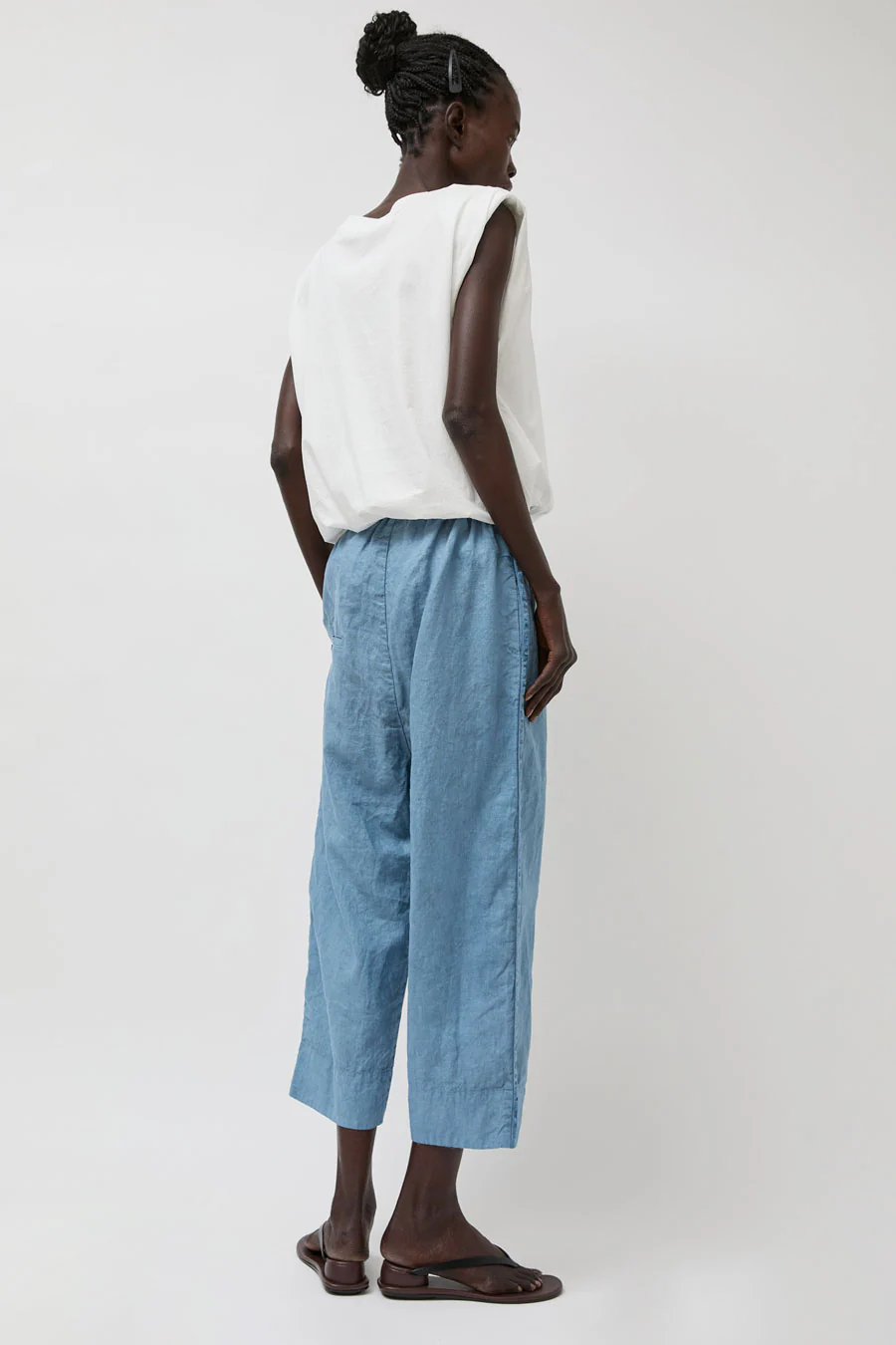 Quitan Pompier Easy Pants in Ai-Sumi - Image 5