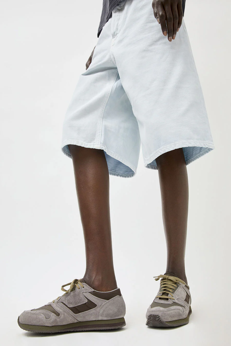 Reproduction of Found 1800FS Trainer in Gray and Olive Green - Image 3
