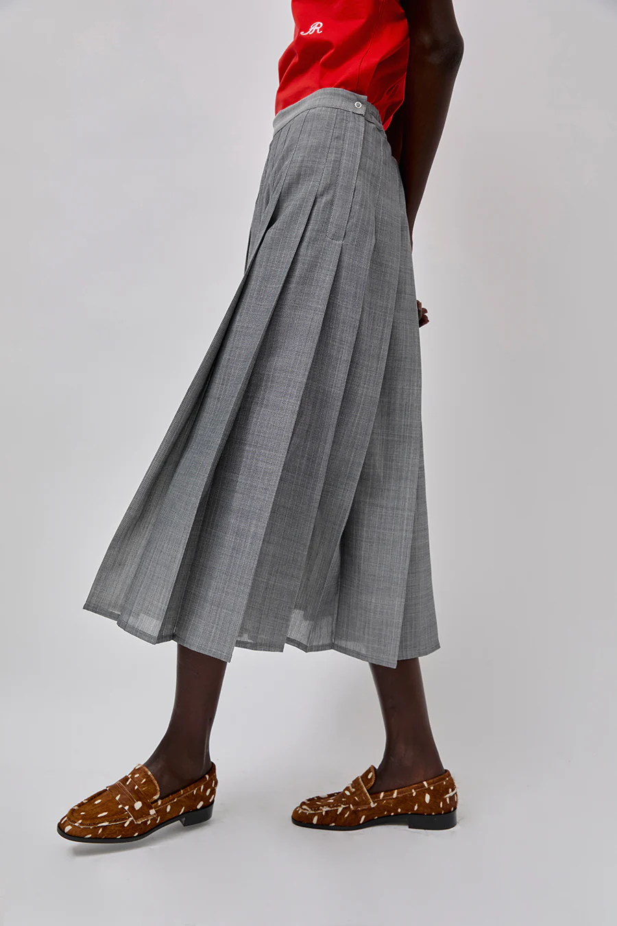 Roseanna Virna Jupe in Gris - Image 3