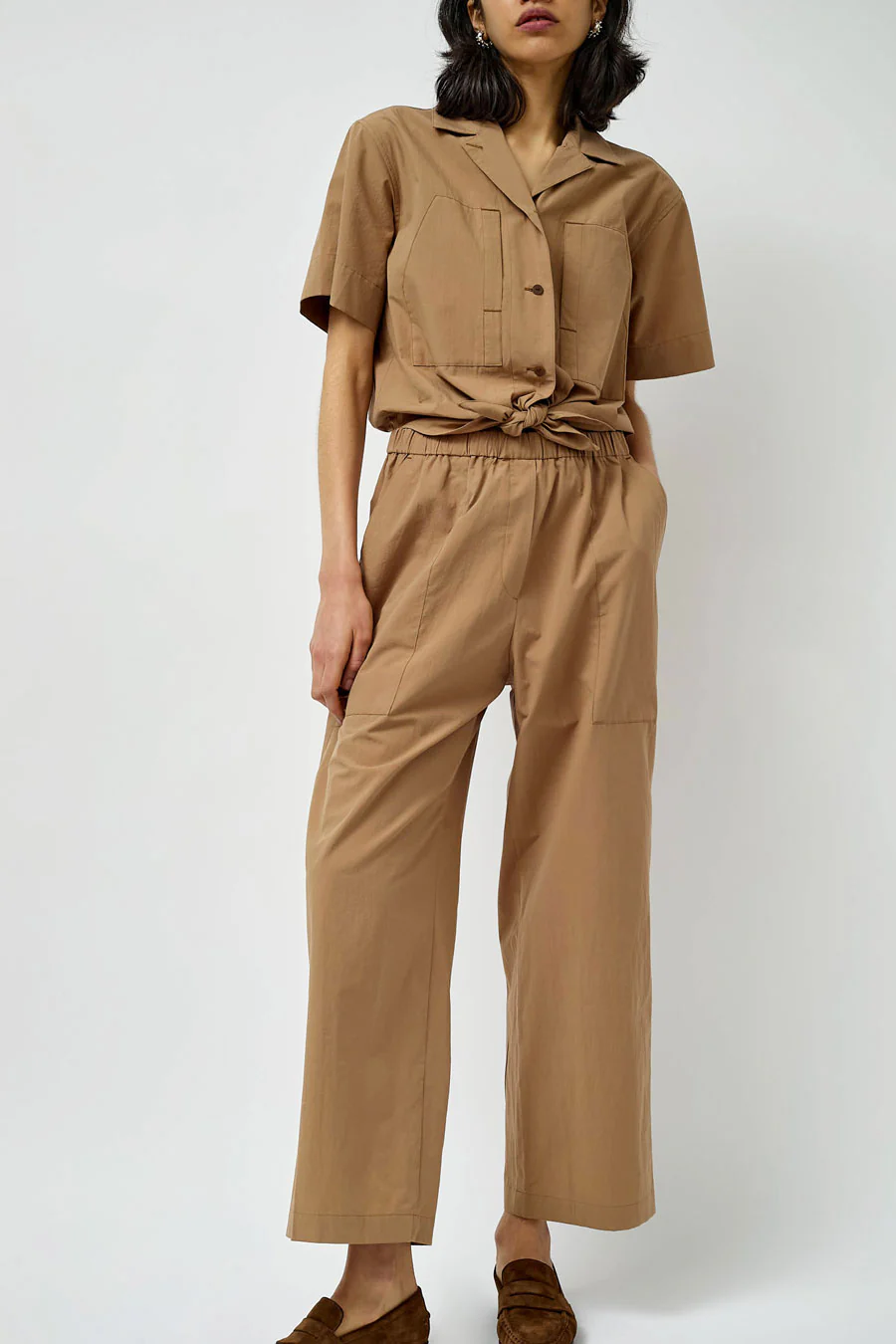 Sayaka Davis Coverall in Tan Brown - Image 3