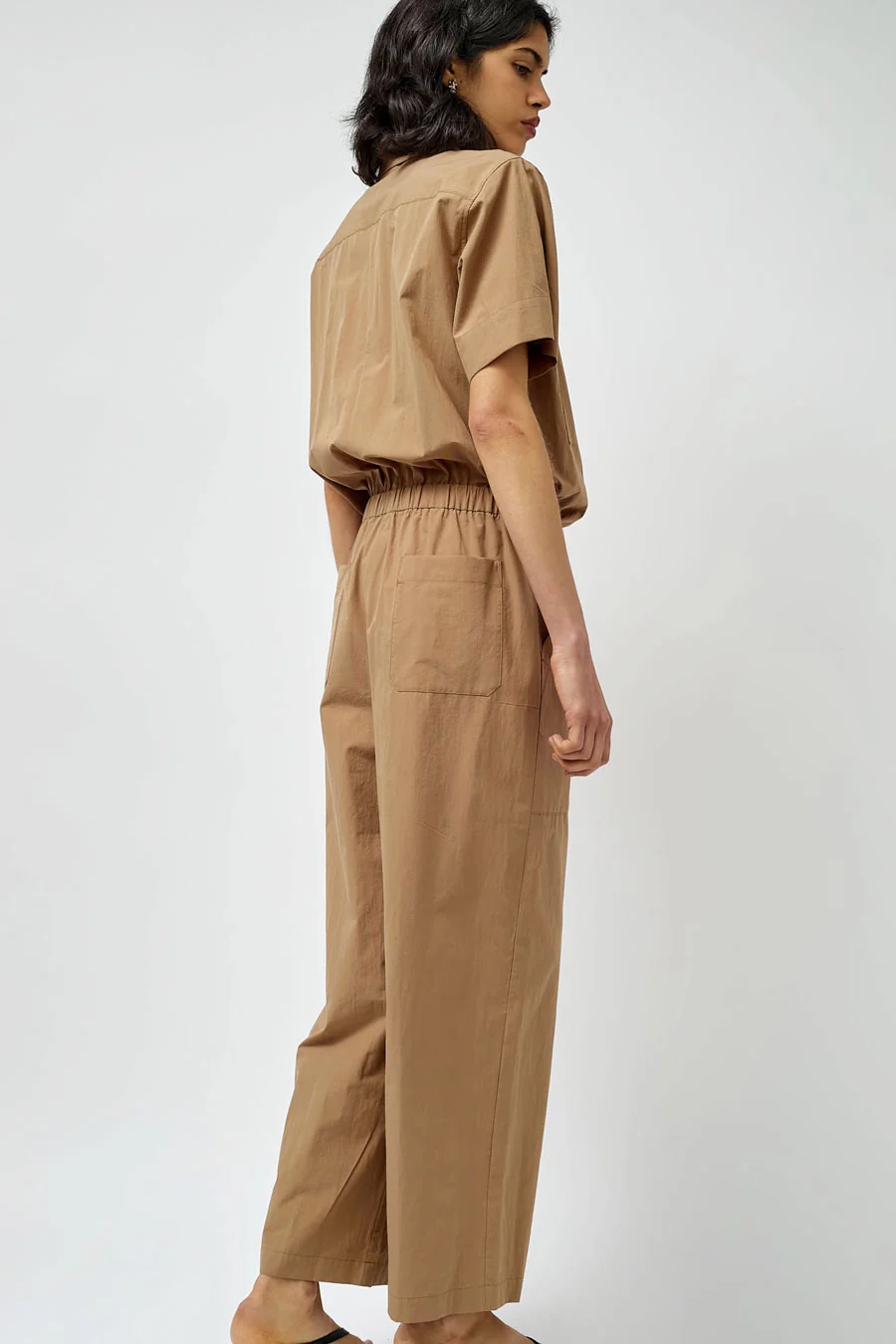 Sayaka Davis Coverall in Tan Brown - Image 4