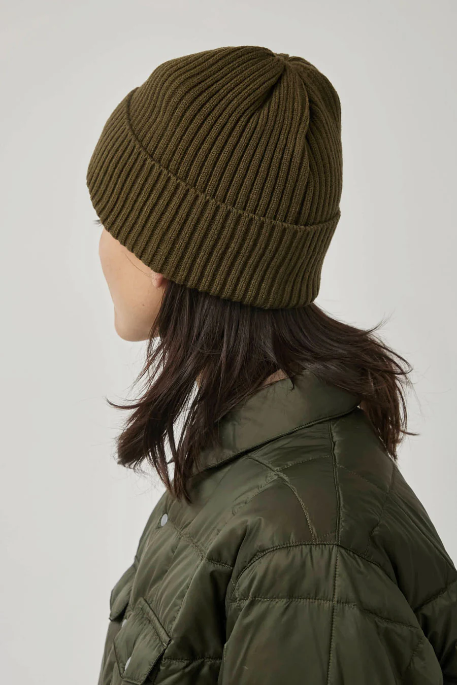 TAION Military Cap in Dark Olive - Image 3
