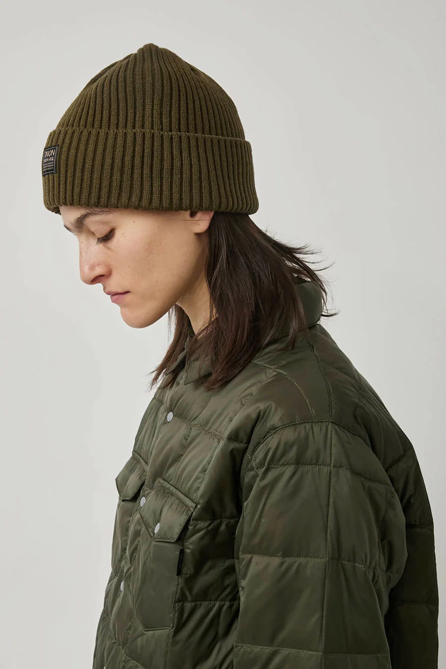 TAION Military Cap in Dark Olive - Image 4