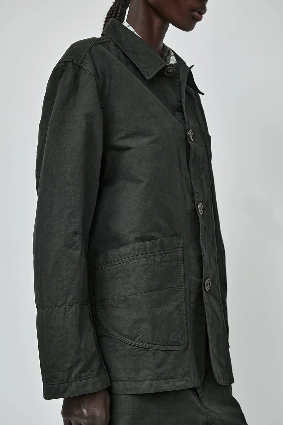YMC Construction Jacket in Dark Green - Image 2