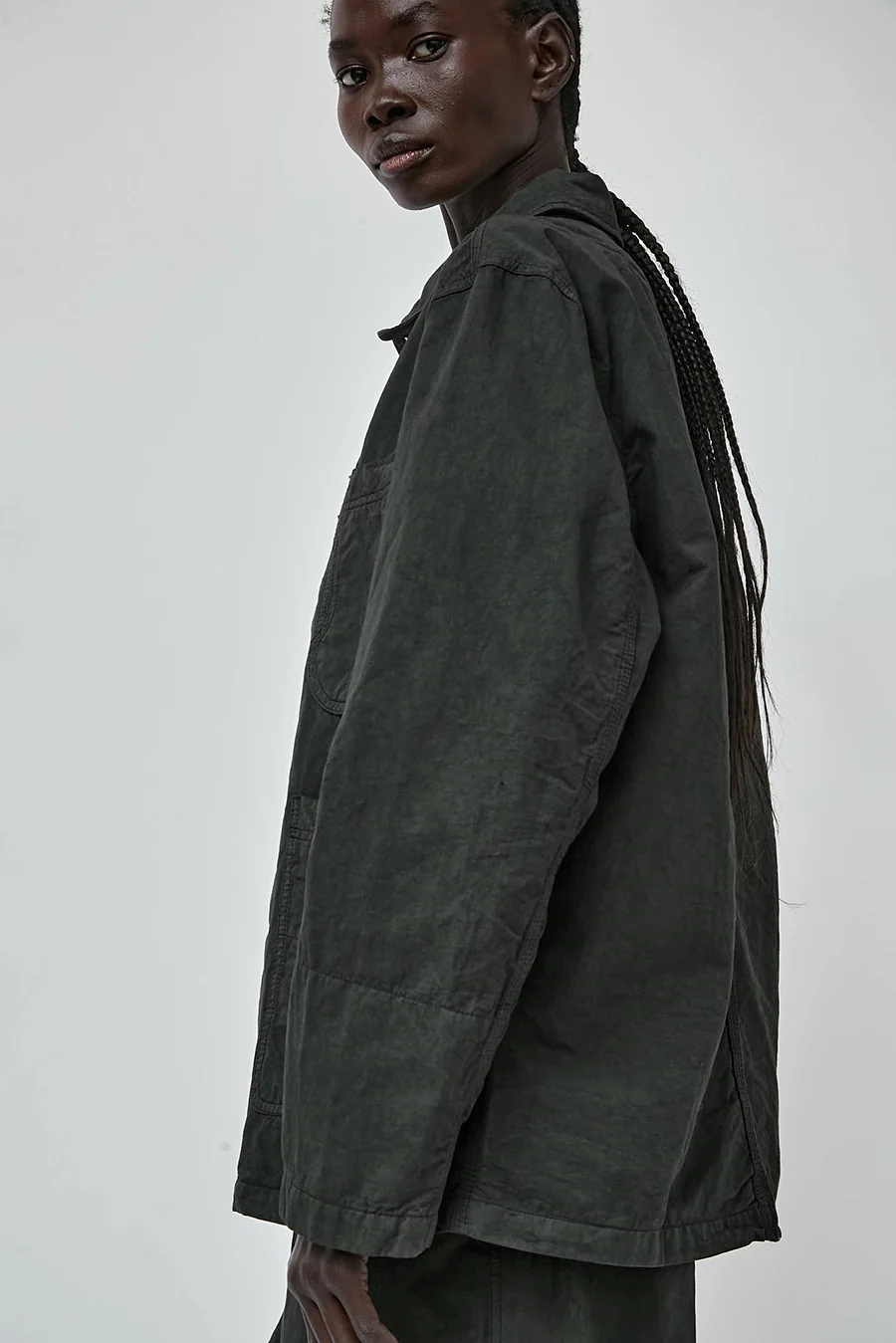 YMC Construction Jacket in Dark Green - Image 3