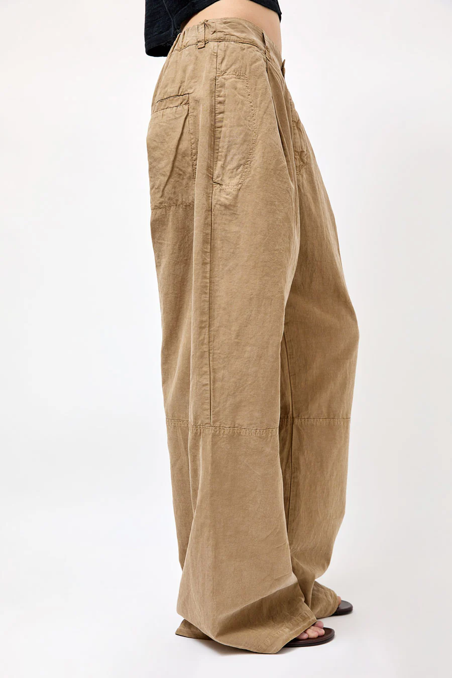 YMC Dropout Trouser in Taupe - Image 4