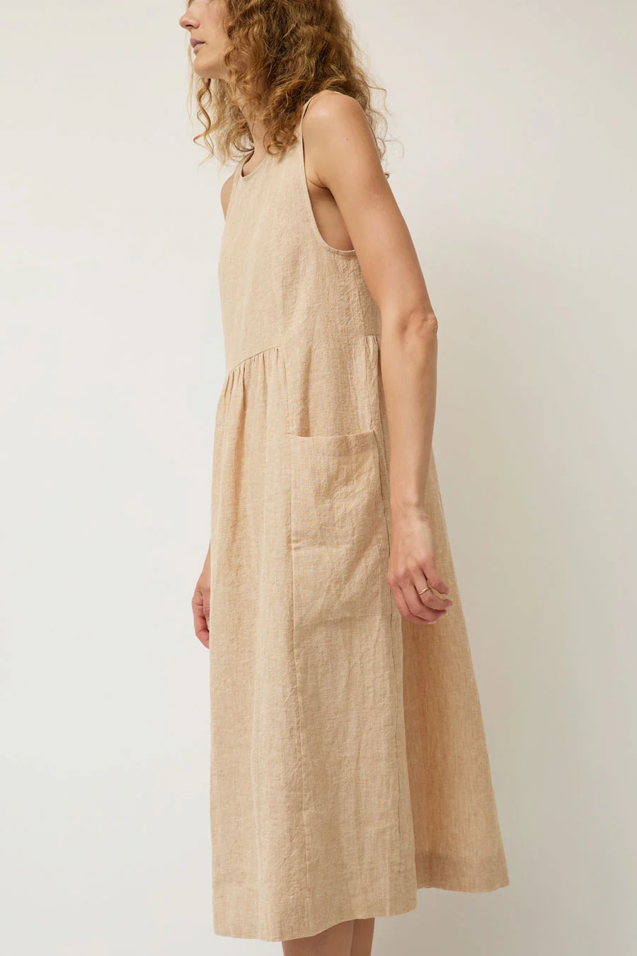 Zii Ropa Margarit Dress in Apricot - Image 2