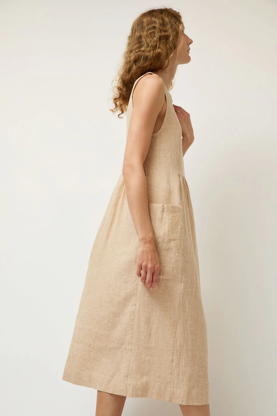 Zii Ropa Margarit Dress in Apricot - Image 4