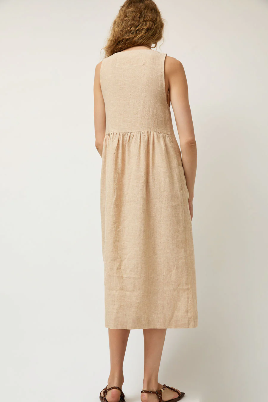 Zii Ropa Margarit Dress in Apricot - Image 5